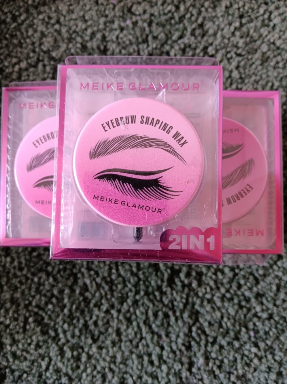 Pink Eyebrow Shaping Wax Tin - 2-in-1  6 Available